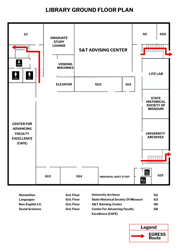 Library Ground Floor Plan